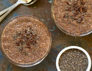 Recipe: Chocolate Chia CBD Pudding